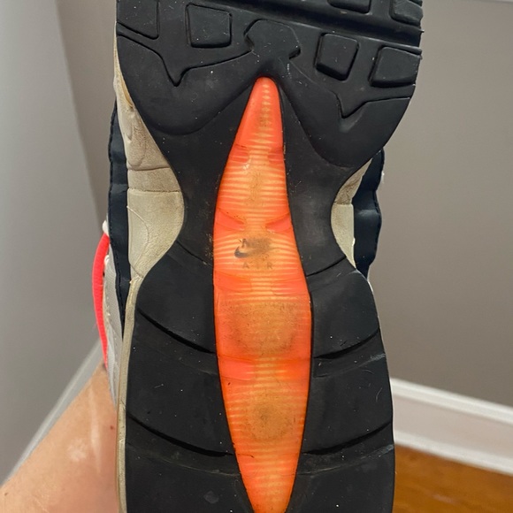 Nike air max 95 withe/ hot lava/black/granite - Picture 8 of 10